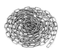 Stainless Steel Chain 3 Metres Length,Metal Chain,Link Chain,2mm Thick Light Duty Chain Links for Home Outdoor Camping Hanging Pet Chain Prevention Theft