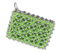 Stainless Steel Chain Mail Scrubber - Metal Pan Scrubber for Cast Iron Cook