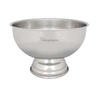 Stainless Steel Champagne Ice Bucket - 35cm - Engraved - 1x Home Pub Garden Table Wine Champagne Water Beer Bottle Drinks Cooler - by Rink Drink