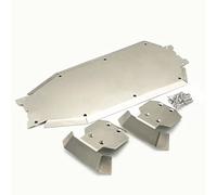 Stainless Steel Chassis Armor Protection Skid Plate for 1/8 Traxxas Sledge 95076-4