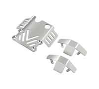 Stainless Steel Chassis Guard Assembly Impact-Resistant RC Chassis Guard Set Upgrade Part RC Undercarriage Protection Plate, H12p 3PCS