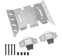 Stainless Steel Chassis Protection Guard Plate RC Upgraded Parts for AXIAL 1/8 AXP8 GILAMON RC Car