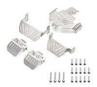 Stainless Steel Chassis Protection -Skid Plate Replacement for TRX4 10 Remote Control Crawler