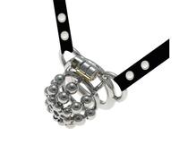 Stainless Steel Chastity Cage for Men, Metal Cock Lock Device Lockable Penis, Male BDSM Bondage Cuckold Sissy Fetish Kink Adult Sex Toy Couples Intimate Restraint Small