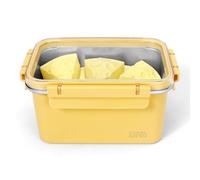 Stainless Steel Cheese Container with Lid Cheese Jar Fridge Stainless Steel Cheese Box Storage Box with Lid Airtight Cheese Container Metal Storage & Fridge Organiser, 2100 ml