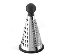 Stainless Steel Cheese Grater - 3 Sided | Three sides for coarse, medium and fine grating. Also suitable as a lemon & lime zester and grating vegetables | From Jean-Patrique