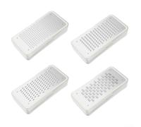 Stainless Steel Cheese Grater Lemon Zester Vegetable Shredder Ergonomic Handle Lightweight Kitchen Tool Modern Minimalist 304 Stainless White 13.5x6.7cm Safe Grip Rust Resistant For Home Cooking(A)