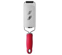 Stainless Steel Cheese Grater Multifunctional Lemon Chocolate Zester with Non Slip Handle Material for Kitchen Use Red 30.7x6.5cm 1 or 2 Graters (Dual-Purpose planing Model)