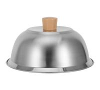 Stainless Steel Cheese Melting Dome for Burger and Steak, 9 Inch
