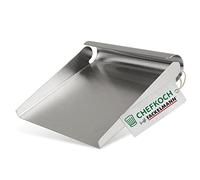 Stainless Steel Chef Vegetable Taxi - Practical Household Aid for the Kitchen - Kitchen Spatula for Collecting Cut Vegetables - Dishwasher Safe Vegetable Scoop