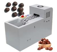 Stainless Steel Chestnut Shelling Machine with Alloy Blade - Efficient Nut Processing Equipment for Various Chestnut Sizes