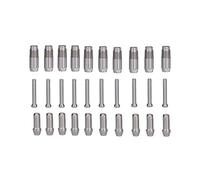 Stainless Steel Chicken Nipple Drinkers, Rustproof Automatic Poultry Waterer for Chickens Ducks Geese 10 Pack