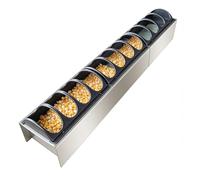 Stainless Steel Chicken Waterer and Feeder, No Waste Poultry Trough for Outdoor Coops and Backyards, Spill-proof Double-sided Design