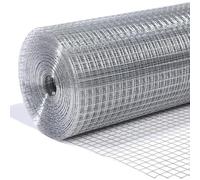 Stainless Steel Chicken Wire Fence - 1/2'' Welded Hardware Cloth for Garden Plants, Durable Netting Wire Mesh Roll (1m x 5m / 39in x 16.4ft)
