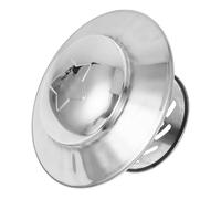Stainless Steel Chimney Cap 110mm Rainproof Cone Top Cover | Polished Finish, Outdoor Flue Replacement, Pipe Fit, Debris Block, for Installers and Property Managers
