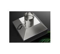 Stainless Steel Chimney Cap for Dust & Fume Collection Easy Installation Customizable Size (10cm 50x40cm) Industrial Durable Solution