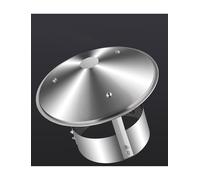 Stainless Steel Chimney Cap - Universal 3"-12" Round Rain Cap for Stove Pipe, Fireplace Flue & Roof Vent, Weather & Rust Proof Outside Cover(400x230mm/15.7x9.1in)