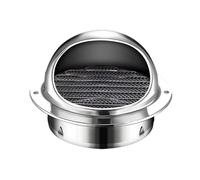 Stainless Steel Chimney Cowl Round Roof Rain Cover Stove Log Burner Cap with Bird Guard Chimney Pot Roof Cowl Rain Cover for Exhaust Systems 70-200mm(90mm)