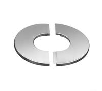 Stainless Steel Chimney Pipe Cover 40-200mm, Heat Resistant Flue Rosette for Boiler Stove Vent, Silver Decorative Trim(90)