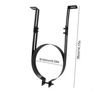 Stainless Steel Chimney Pipe Holder Bracket for 150mm Flue Liner Adjustable Wall Support Hanging Fixing Clip Stove Pipe Hanger Acces (16cm/629in)