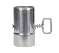 Stainless Steel Chimney Pipe, Stove Pipe with Damper Wood Log Burning Stove Pipr Extension Tube for Outdoor Chimney 12X5.9X5.9cm