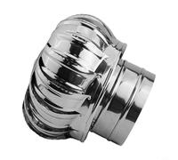 Stainless Steel Chimney Pot Cap with Integrated Rotation Feature to Improve Exhaust Efficiency and Resist Environmental Exposure (Ø150 MM)