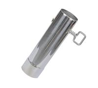 Stainless Steel Chimney Straight Pipe Replacement Outdoor Stove Exhaust for Camping Tents Easy Installation Flexible Ventilation
