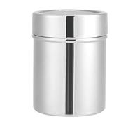 Stainless Steel Chocolate Shaker, 16 Piece Coffee Stencil Set, Cocoa Powder Duster with Fine Mesh, Food Grade PP Art for Latte, Cappuccino, Dessert Decorating Barista Tool fo (Duster)