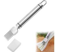 Stainless Steel Chopper Onion Cutter Kitchen Slicing Tool Scraping Onion shredding Cutting Scallion Shaving Ginger Slicing Cutting ham Slicing Garlic Household Multifunctional Slicer Gadget (1 pcs)