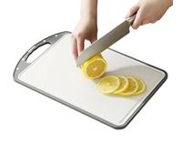 Stainless Steel Chopping Board - Double Sided Chopping Board - Vegetable Meat Tool Cooking Gadget for Sushi Making Baking Camping BBQ Butcher Station Rv Bread
