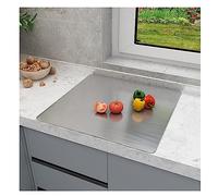 Stainless Steel Chopping Board - Durable Worktop Protector for Effortless Food Prep and Cooking