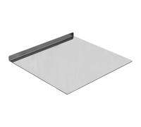 Stainless Steel Chopping Board Large 40x30cm with Lip, Metal Worktop Protector & Pastry Board, Counter Edge Cutting Board for Baking, Bread Dough, Meat, Vegetables, Fruits, Kitchen Worktop Saver