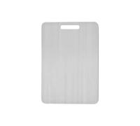Stainless Steel Chopping Board Titanium Cutting Boards for Kitchen Stainless Board 304 Steel Thickened Double Sided Portable Fruit Meat Chopping(39CM x 28CM)