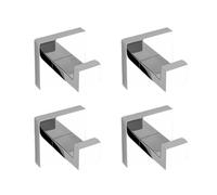 Stainless Steel Chrome Bathroom Hardware Set Towel Rack Bar Tissue Holder Robe Hook for Bath Decor Accessories,4 PCS Robe Hook