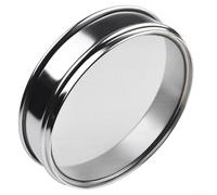 Stainless Steel Chrome Mesh Sieve 20cm Diameter for Sample Inspection in Food and Pharmaceutical Fields (60 Mesh)