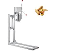 Stainless Steel Churro and Donut Filling Machine, Vertical Manual Jam Filler for Dessert Shops and Bakeries