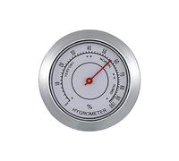 Stainless Steel Cigars Moisture Meter Mini Hygrometer Thermometer Pocket Cigarettes Damp Detector Home Offices Analog Hygrometer Thermometer For Cigars Humidors