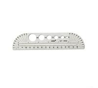 Stainless Steel Circle Ruler for Marking and Carpentry Measurement - 150 mm or 300 mm Diameter Template Ruler | Non-Reflective Engraved Scale, (Round ruler-150mm)