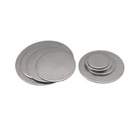Stainless Steel Circular Plate Round Metal Plate Disk Circular Disc Plate Sheet Thickness 1-4mm for Crafts Metal Stamping and Jewelry Making(21mm(2Pcs),1.5mm)