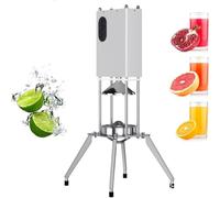 Stainless Steel Citrus Juicer, Heavy Duty Cold Press for Fresh Orange Lemon Grapefruit Juice, Ideal for Home Use