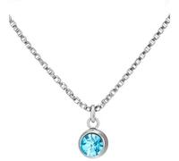 Stainless Steel Classic Simple Minimalist Solitaire Wedding Collar Statement Necklace, M, Metal, Cubic Zirconia