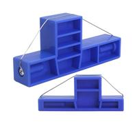 Stainless Steel Clay Bevel Cutter Tool with 30/45/60 Degree Angles for Pottery, Mud Finishing and Stitching Modeling, Blue