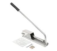Stainless Steel Clay Extruder - Wall Mounted Polymer Clay Tool with 4 Interchangeable Discs for Sugar Paste, Ceramic, Pottery & Crafting