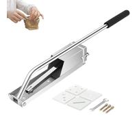 Stainless Steel Clay Extruder, Wall Mounted Tool for Polymer Clay, Includes 4 Modules for Molding, Perfect for Pottery and Ceramic Arts