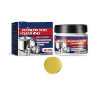 Stainless Steel Clean Wax, Magical Nano-Technology Stainless Steel Cleaning Paste, Stainless Steel Cleaner and Polish, Metal Polish Paste, 3 In 1 Stainless Steel Wax for Sink, Pots and Pans (1Set)
