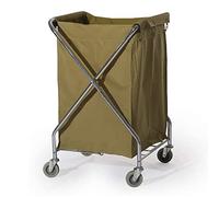 Stainless Steel Cleaning Cart - Versatile Storage Trolley for Laundry Room Hotel Room Service & Janitorial Use - Mobile Cleaning Tool for Efficient nization