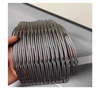 Stainless Steel Climbing Net for Plants, 2x4m, Flexible Anti-Fall Mesh, 1.5mm Rope Net for High Support, Garden Safety System & Anti-Theft Solution