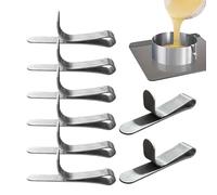 Stainless Steel Clips - Cake Ring Fixing, Dessert Rings | Baking Tool Set, Home Kitchen Pastry, Muffin Cookie Preparation, Creative Culinary Project Management for Beginner Enthusiast