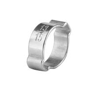 Stainless Steel Clips Gear Pipe Clamp, 10/20PCS Hose Clamp Double Ear Worm Drive Fuel Water Pipe 5-20mm Spring(20PCS 11 13mm)