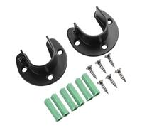 Stainless Steel Clothes Closet Rod Bracket Flange for Ideal for Home with Stainless and Steel Size 2pcs Crafted from The Pictures Shown (26mm)